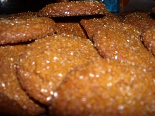 Ginger Cookies These ginger cookies are packed full of ginger flavor! If you want a ginger cookie that packs a punch these are perfect for your holiday spread!
