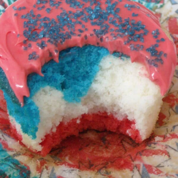 Fourth of July Tie Dye Cupcakes by Nutmeg Nanny