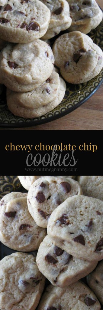 Chewy Chocolate Chip Cookies pin for Pinterest.