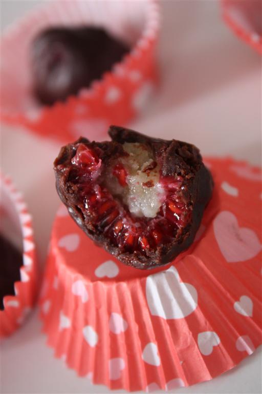 Fresh Raspberry Marzipan Truffles by Nutmeg Nanny Fresh Raspberry Marzipan Truffles by Nutmeg Nanny