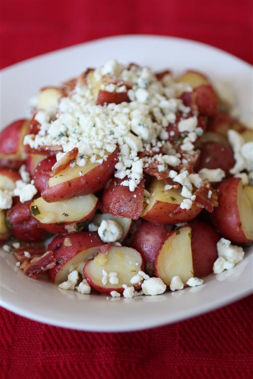 Blue Cheese Red Potato Salad by Nutmeg Nanny Blue Cheese Red Potato Salad by Nutmeg Nanny