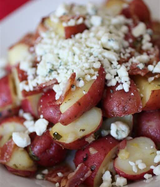 Blue Cheese Red Potato Salad by Nutmeg Nanny