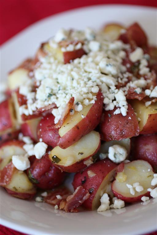 Blue Cheese Red Potato Salad by Nutmeg Nanny Blue Cheese Red Potato Salad by Nutmeg Nanny