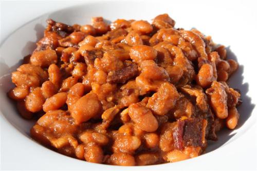 Maple Baked Beans by Nutmeg Nanny