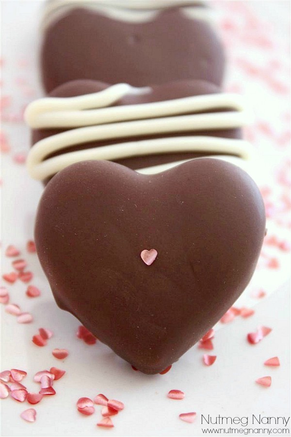These chocolate covered marzipan hearts are perfect for Valentine's Day. Impress your sweetie with some delicious homemade candy.