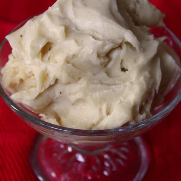 This fresh and easy banana whip only uses 1 ingredient and tastes like creamy banana ice cream. You won't believe how easy this dessert is to throw together!