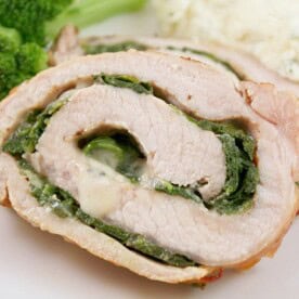 Rolled Pork Florentine by Nutmeg Nanny