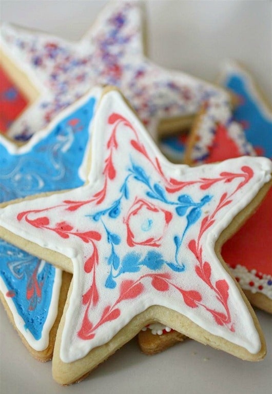 Fourth of July Sugar Cookies by Nutmeg Nanny