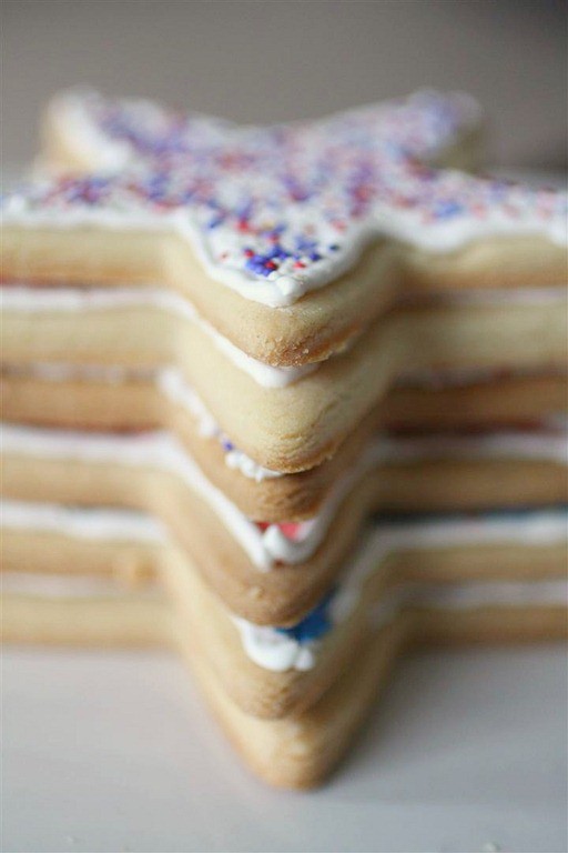Fourth of July Sugar Cookies by Nutmeg Nanny