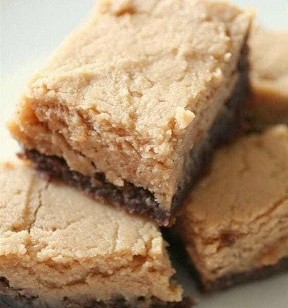 Peanut Butter Frosted Nutella Brownies by Nutmeg Nanny