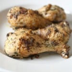 These roasted chicken legs are a simple dinner recipe that will please the whole family. Roasted till the skin is crispy and flavored with Italian blend seasoning. Plus they roast up in just 35 minutes!