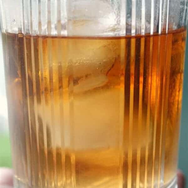 This super simple dark and stormy used premium Zacapa rum, ginger beer and a squeeze of lime. You'll love this refreshing gingery drink!