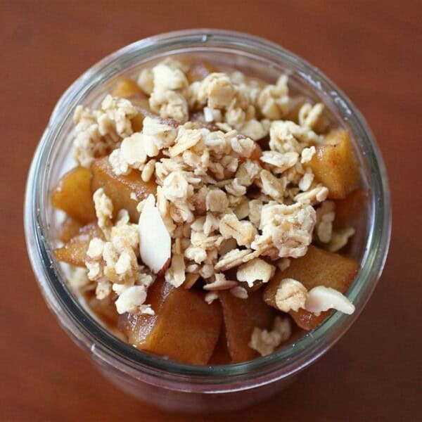 Yogurt Apple Maple Parfait by Nutmeg Nanny