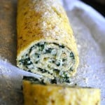 This delicious spinach artichoke egg roulade is the perfect way to start your day. Packed full of frozen chopped spinach, artichoke hearts and goat cheese.