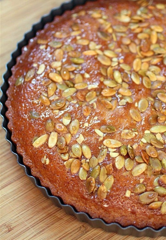 Pumpkin Butter Honey Cake by Nutmeg Nanny Pumpkin Butter Honey Cake by Nutmeg Nanny