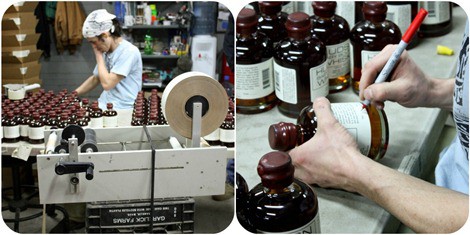 Tuthilltown Spirits Bottling Room Collage2