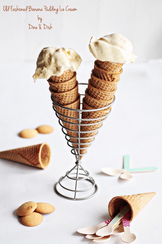 This old fashioned banana pudding ice cream is creamy and dreamy and tastes like your favorite southern dessert - banana pudding! Made with fresh bananas, banana pudding, and crispy vanilla wafers. You'll love this summertime treat! 