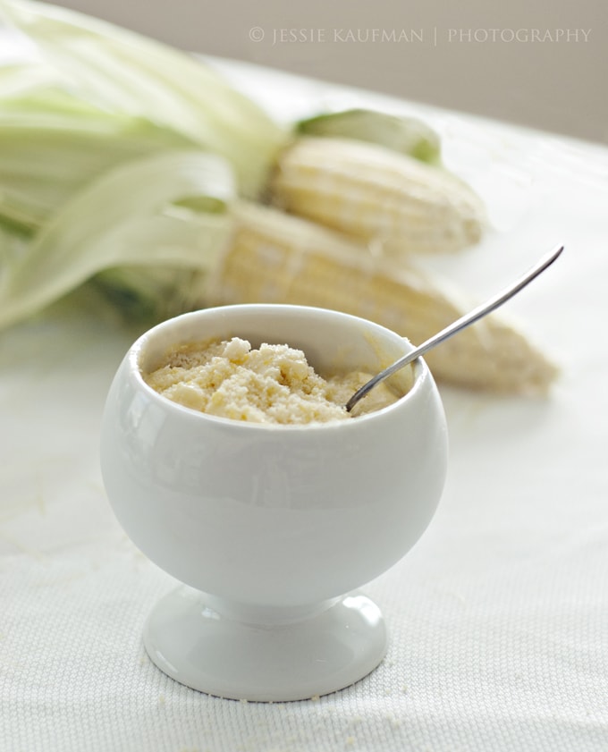 This simple 2-ingredient sweet corn ice cream is super delicious and vegan! You won't believe how easy it is to make your own dairy free ice cream!