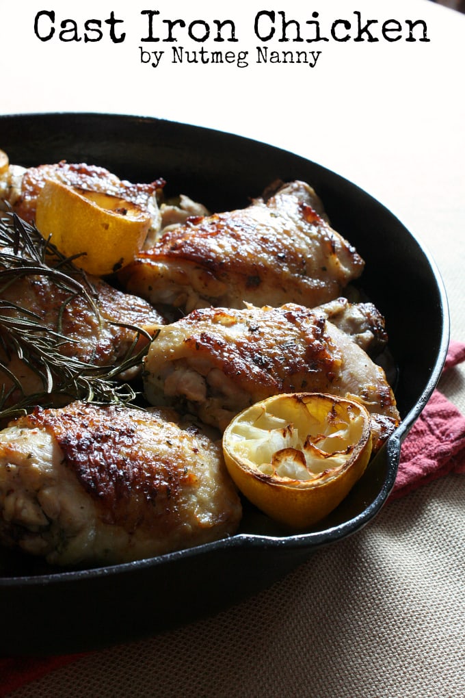 Cast Iron Chicken from Nutmeg Nanny
