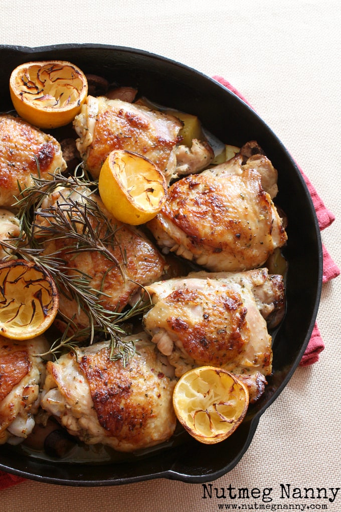 Cast Iron Chicken from Nutmeg Nanny