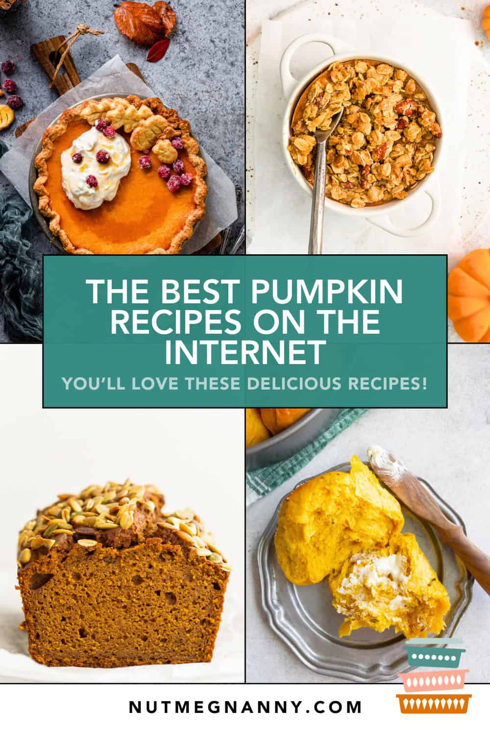the best pumpkin recipes recipe roundup graphic. 