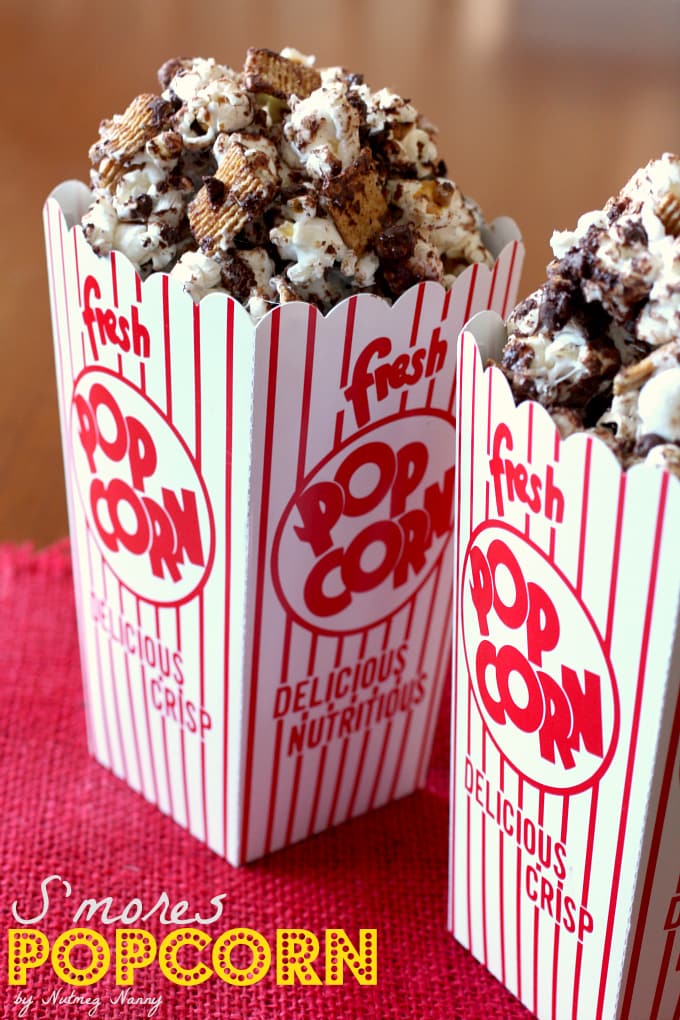 S'mores Popcorn by Nutmeg Nanny