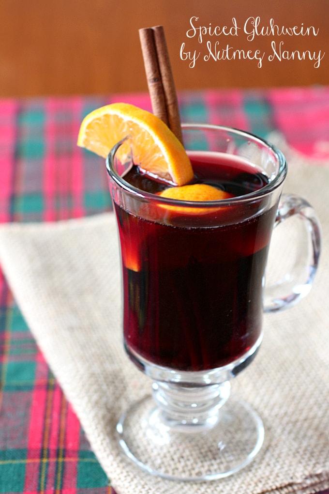 Spiced Gluhwein by Nutmeg Nanny {The Twelve Boozy Days of Christmas}
