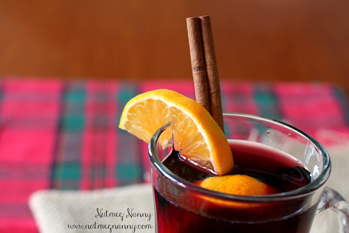 Spiced Gluhwein by Nutmeg Nanny {The Twelve Boozy Days of Christmas}