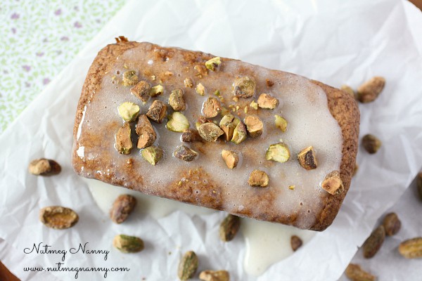 This pistachio pound cake is PACKED full of pistachios and made with white whole wheat flour. If you love nuts this pound cake is calling your name!