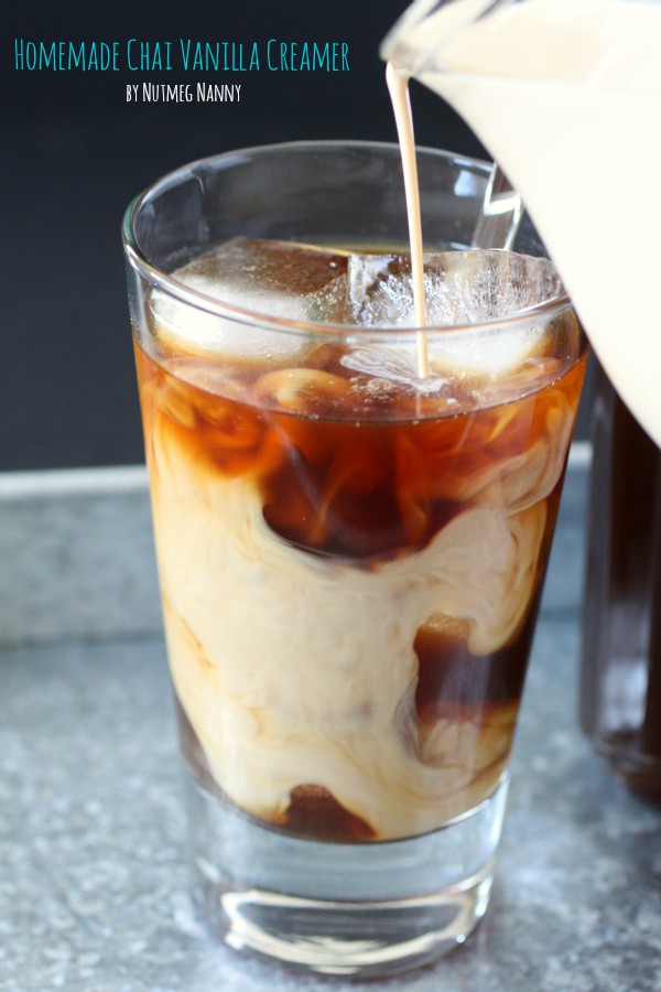 Homemade Vanilla Chai Creamer by Nutmeg Nanny