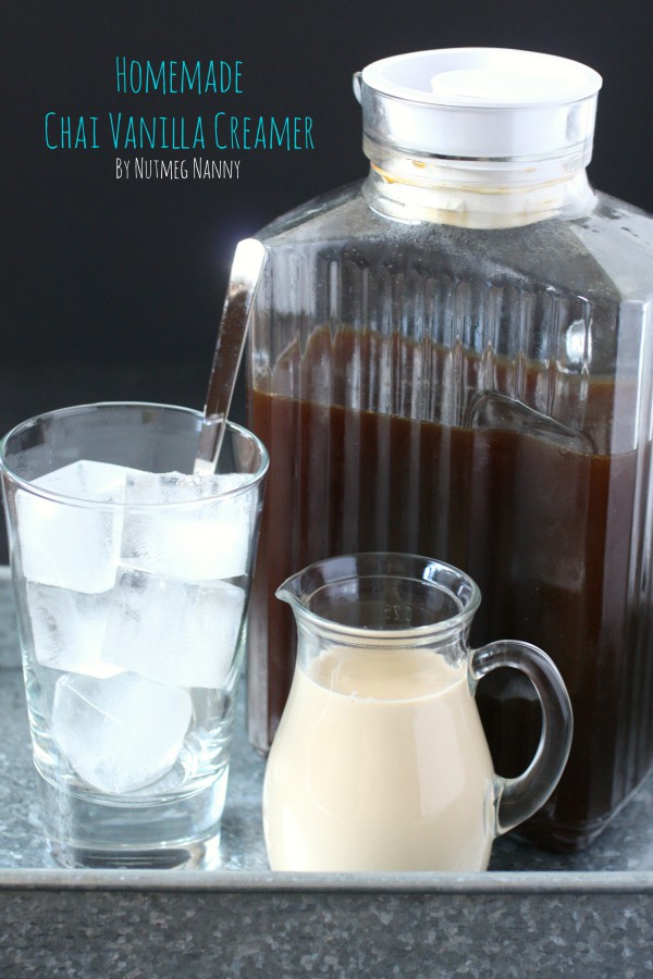 Homemade Vanilla Chai Creamer by Nutmeg Nanny