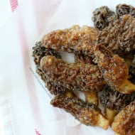 Pan Fried Morel Mushrooms by Nutmeg Nanny