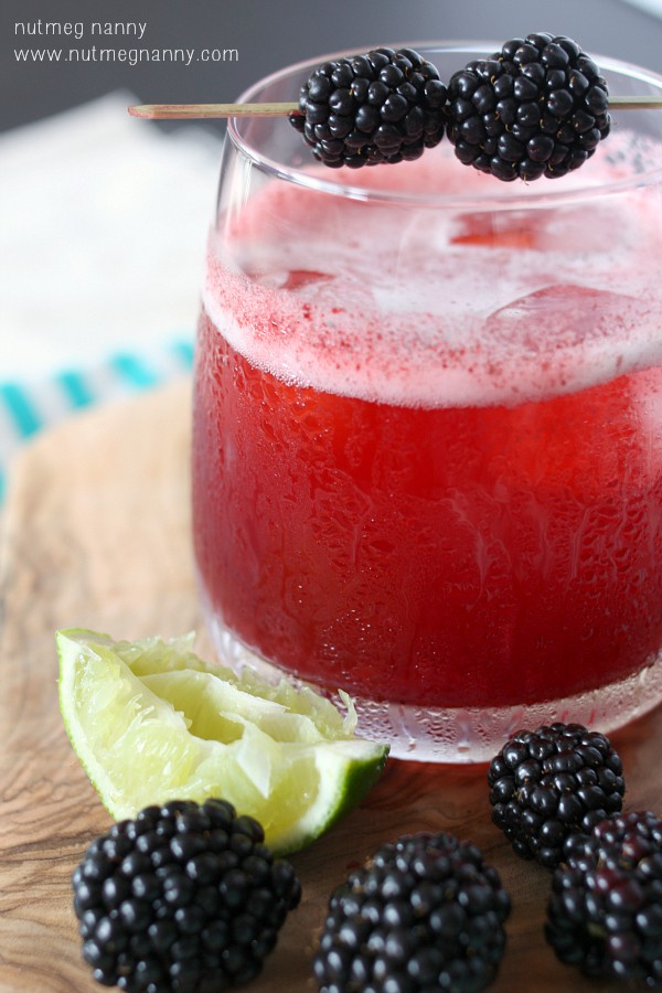 Blackberry Gin & Tonic by Nutmeg Nanny