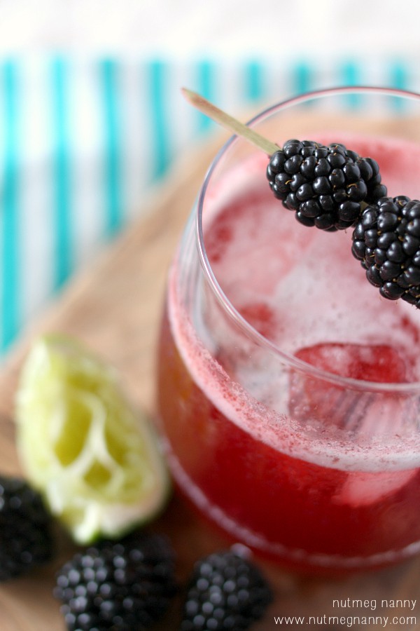 Blackberry Gin & Tonic by Nutmeg Nanny