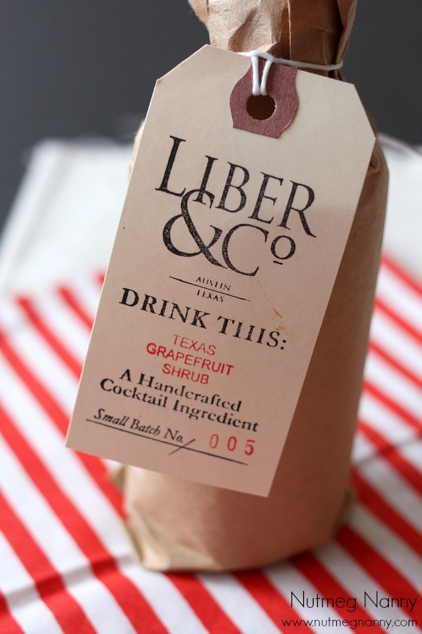 This bourbon and grapefruit shrub is perfect for shrub lovers. Full of grapefruit flavor, bourbon and tea. Hello summertime sipper! You'll love this!