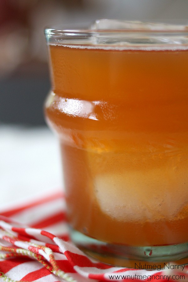 This bourbon and grapefruit shrub is perfect for shrub lovers. Full of grapefruit flavor, bourbon and tea. Hello summertime sipper! You'll love this!