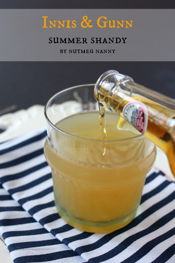 This Innis & Gunn summer shandy takes delicious oak aged beer and combines it with sweet and tangy lemonade. So refreshing and perfect for summertime sipping!