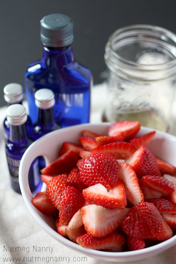 Homemade Strawberry Vodka Lemonade by Nutmeg Nanny Homemade Strawberry Vodka Lemonade by Nutmeg Nanny