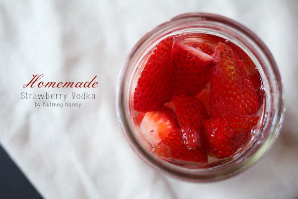Homemade Strawberry Vodka Lemonade by Nutmeg Nanny Homemade Strawberry Vodka Lemonade by Nutmeg Nanny