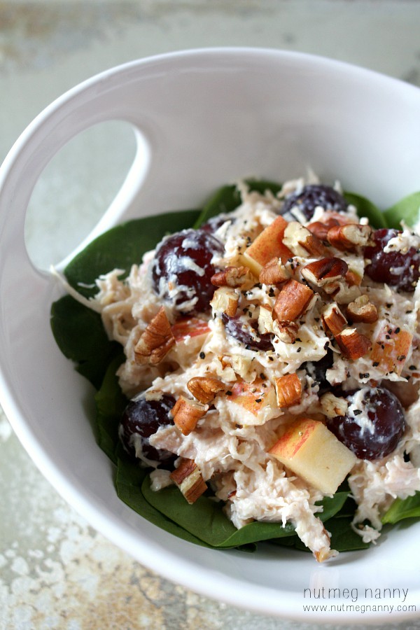 Greek Yogurt Chicken Salad by Nutmeg Nanny Greek Yogurt Chicken Salad by Nutmeg Nanny