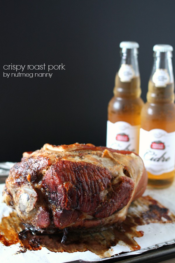 Crispy Roast Pork served on parchment paper. 