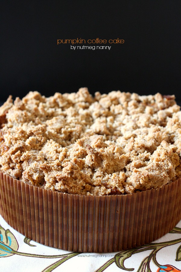 Pumpkin Coffee Cake by Nutmeg Nanny
