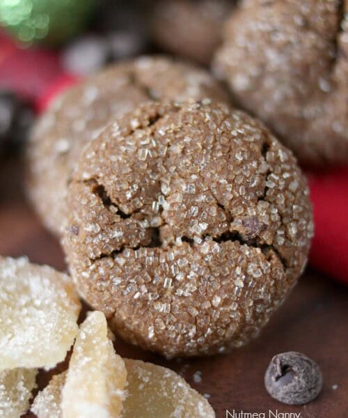 Chocolate Gingerbread Cookies by Nutmeg Nanny