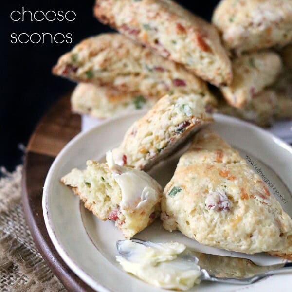 Ham and Cheese Scones by Nutmeg Nanny