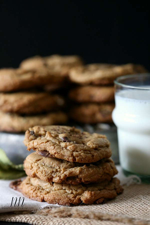 These espresso salted chocolate chip cookies are perfect when paired with a big glass of milk. They are crispy around the edges and have a soft gooey center. They are the perfect balance of sweet and salty and will be loved by everyone. 
