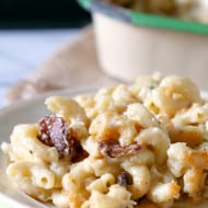 Gorgonzola Bacon Mac and Cheese by Nutmeg Nanny