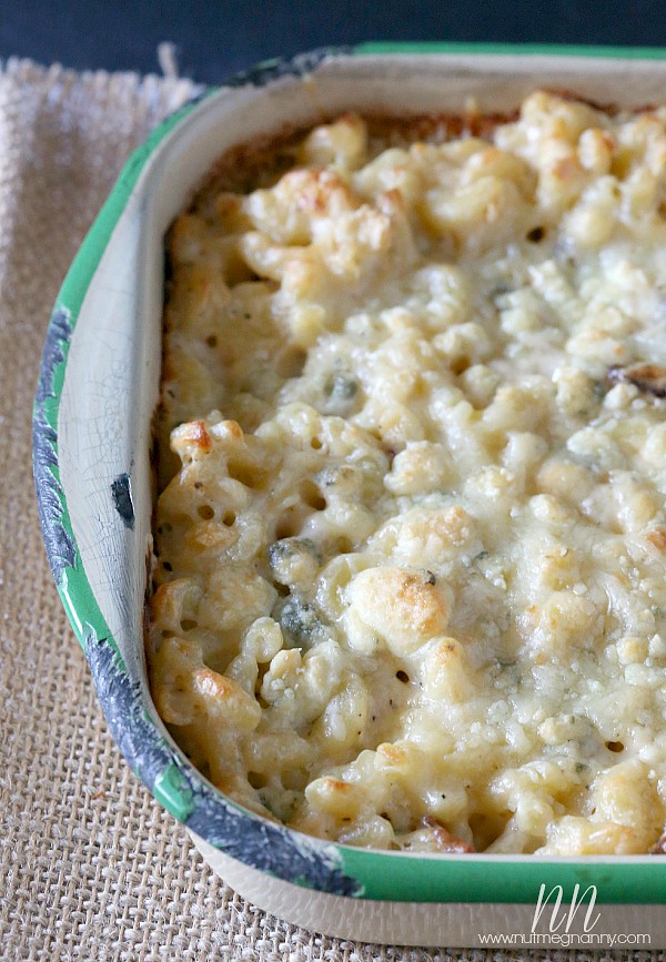 Gorgonzola Bacon Mac and Cheese by Nutmeg Nanny 