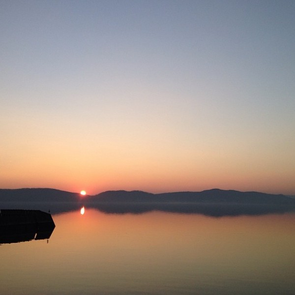 Sunset in Croton-on-Hudson {Nutmeg Nanny}
