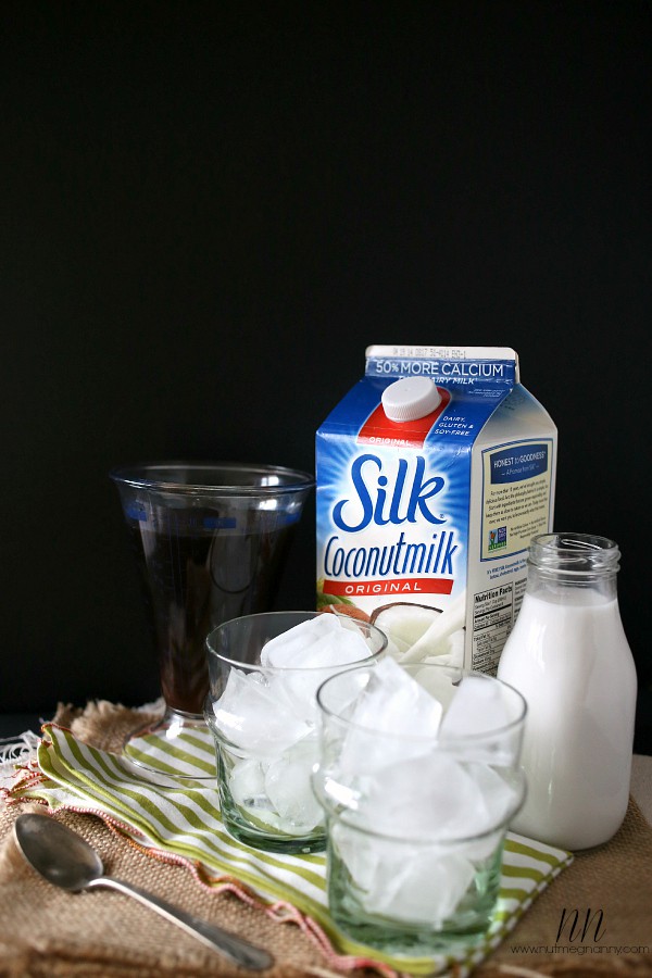 This cardamom coconut milk iced coffee is sweet and delicious. Hints of cardamom and coconut pair perfect with freshly brewed coffee. Hello, summer! 