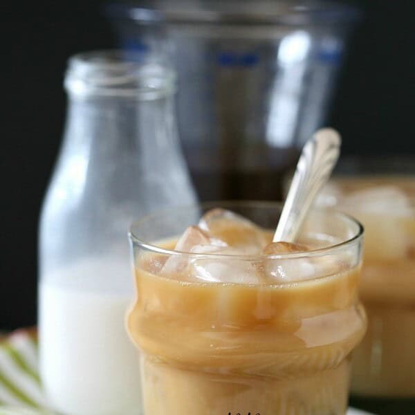 Cardamom Coconut Milk Iced Coffee by Nutmeg Nanny